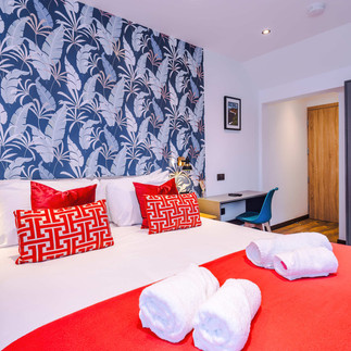 Family Bedroom in James Court Apartments