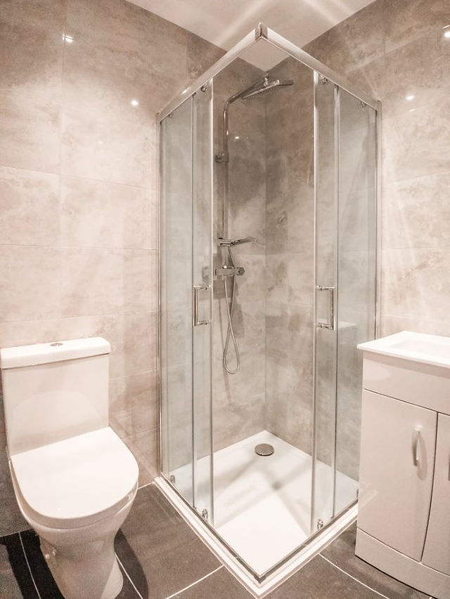 Bathroom in St Mary's Court, Preston
