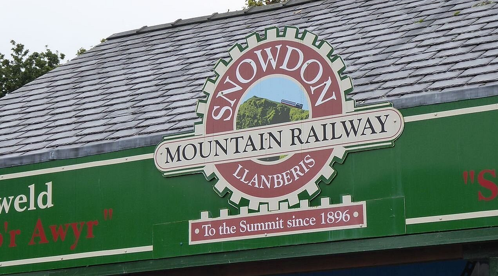 Mount Snowdon summit with panoramic views on a clear day
