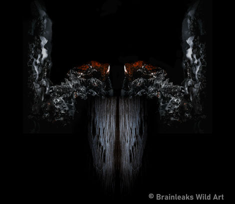 Skull and Horn Design