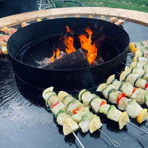 Brochettes de Fruits de Mer au Brasero : Une Recette Épicurienne