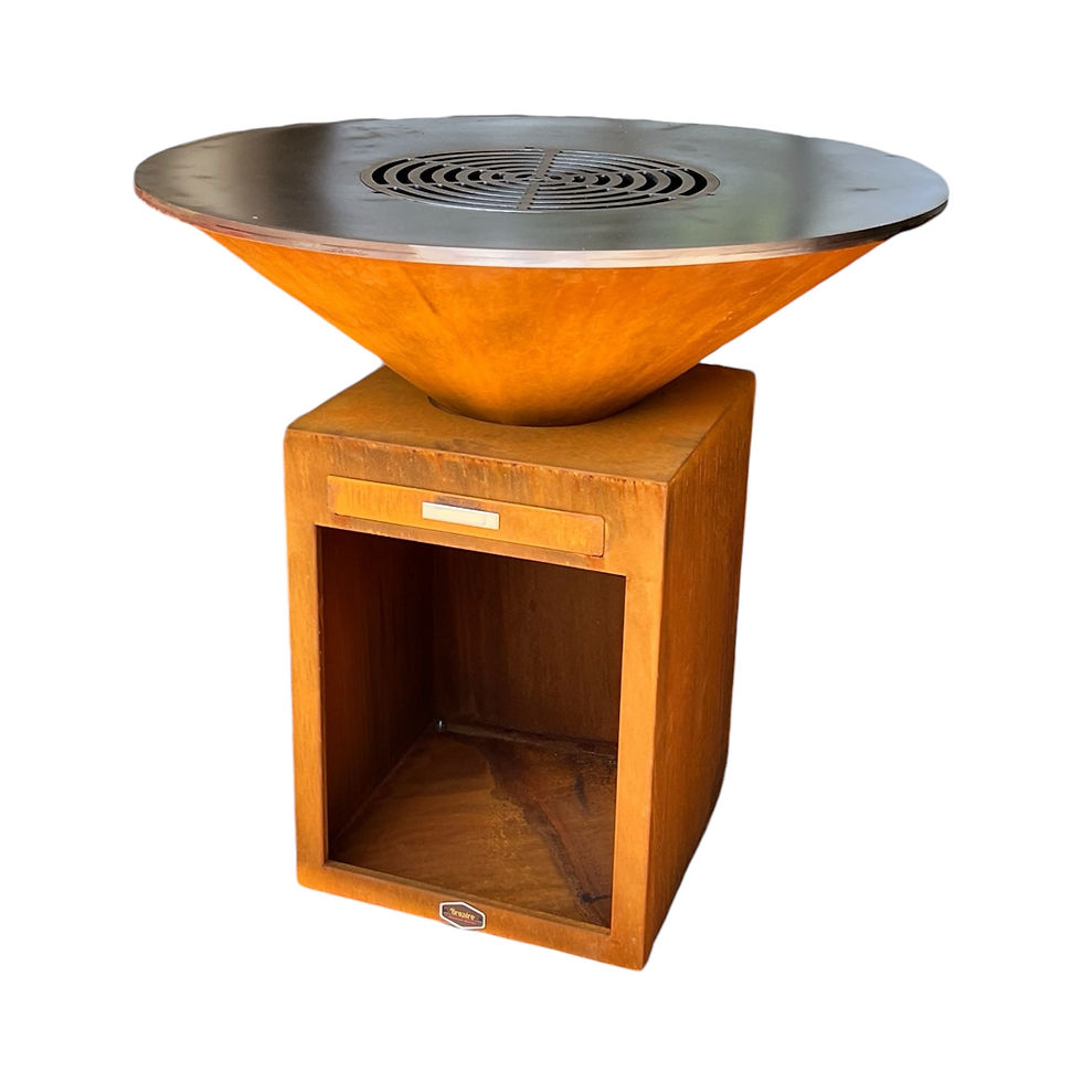 Miniature : Brasero en acier corten 75 cm