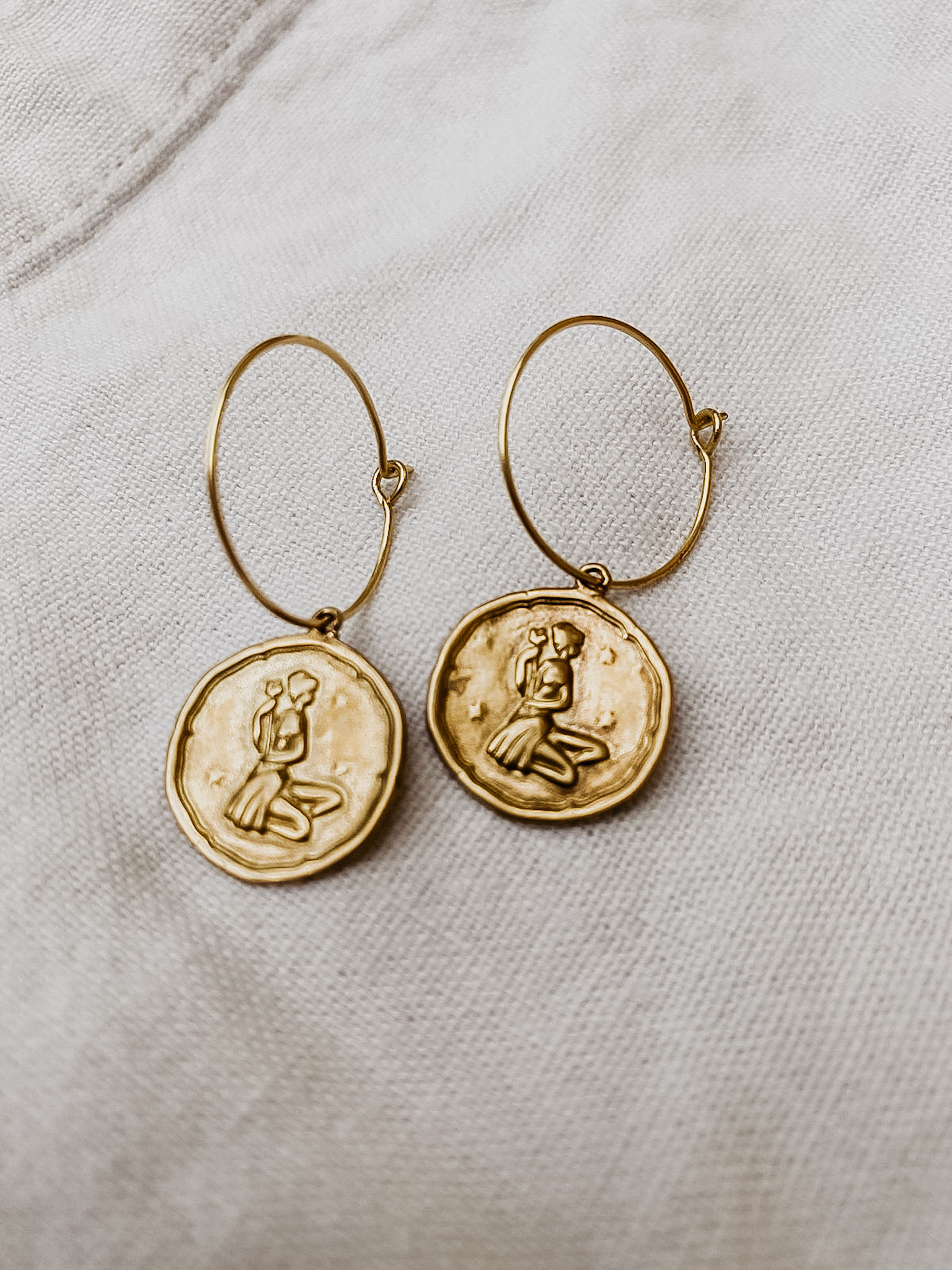 Virgo Star Sign Earrings