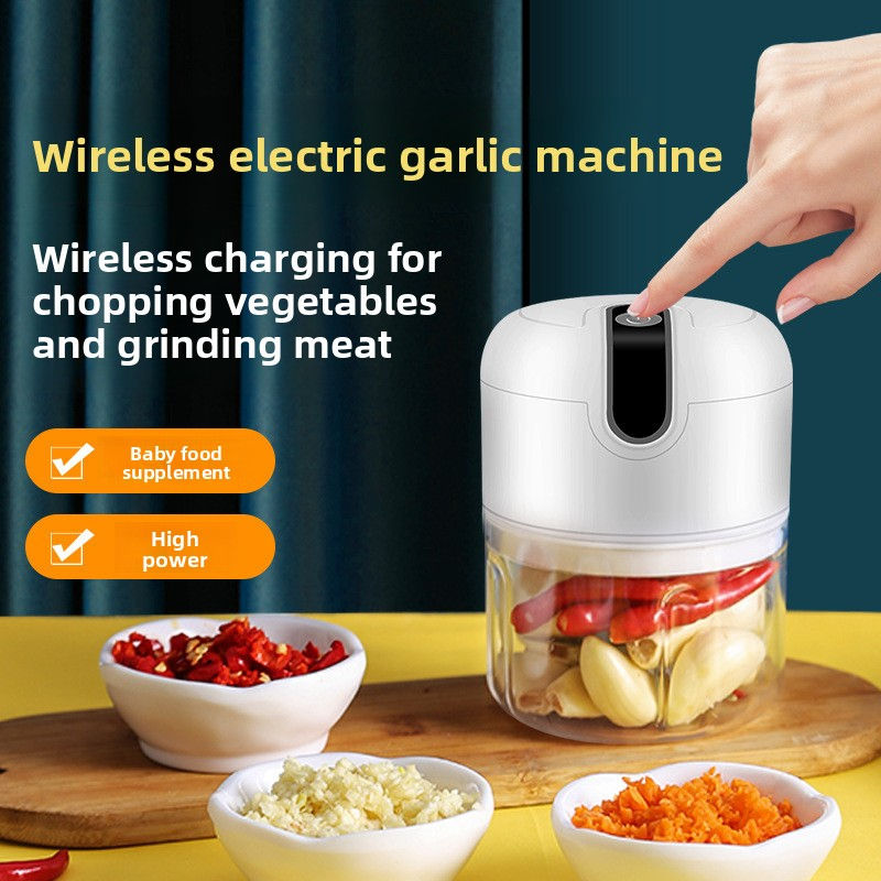 Electric Garlic Peeler and Crusher