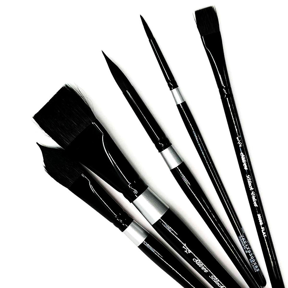 Silver Brush Black Velvet Brush