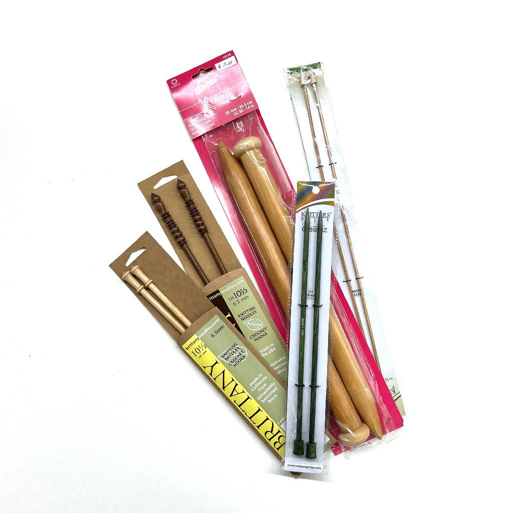 Single Point Wooden Knitting Needles