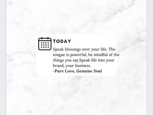 Be mindful of what you speak