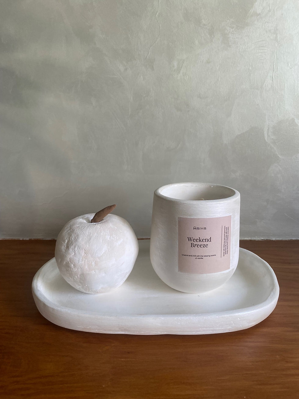 Thumbnail: Apple & Candle & Tray set