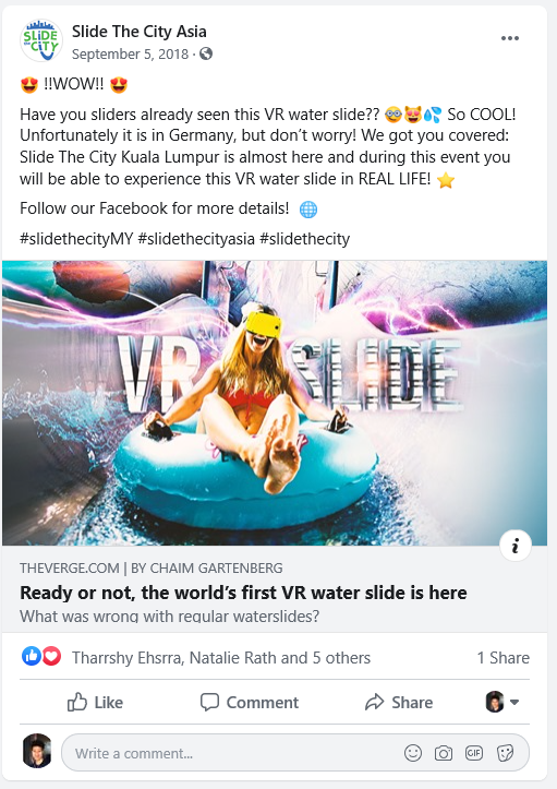 Slide the City Asia post