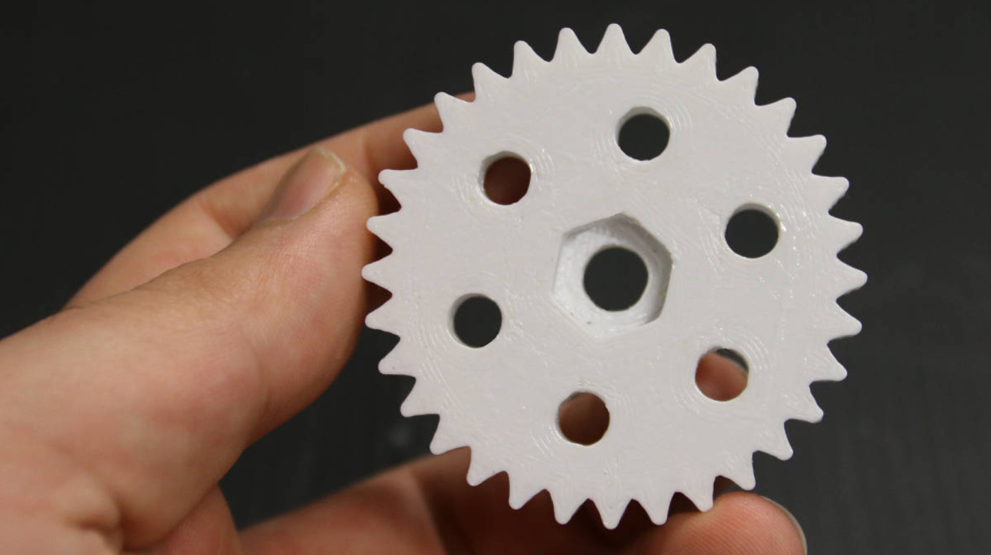 Prototipo PETG ingranaggio 32 denti