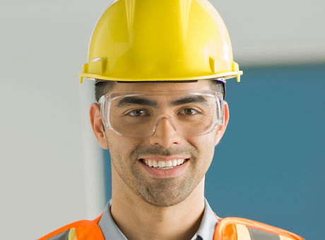 Worker with Goggles
