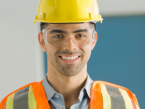 Worker with Goggles