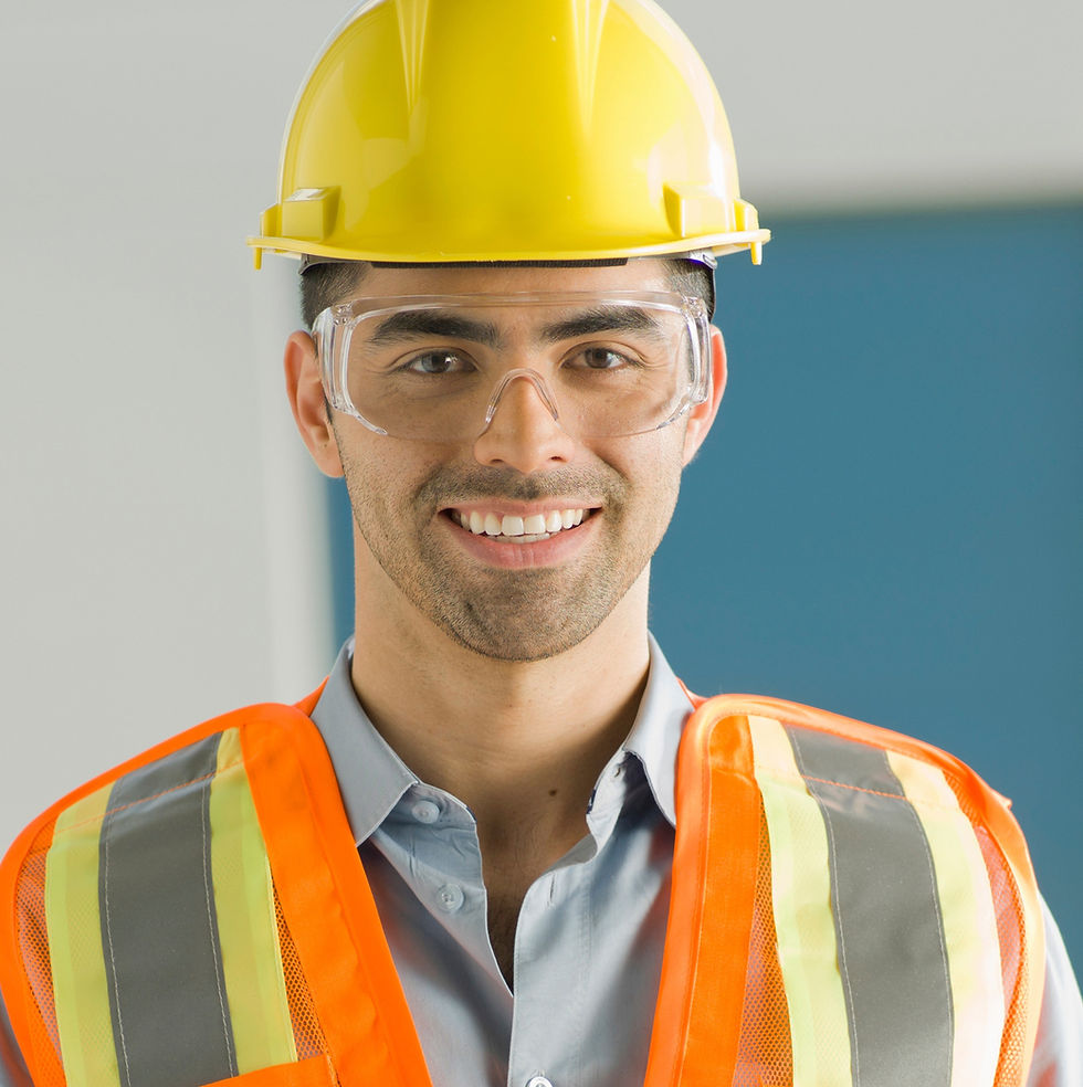 Worker with Goggles