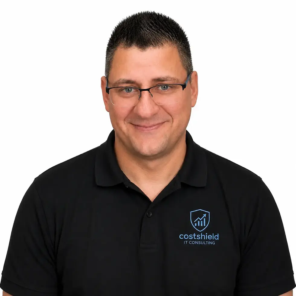 Florian Heeg, Inhaber von Costshield IT Consulting, Portraitfoto