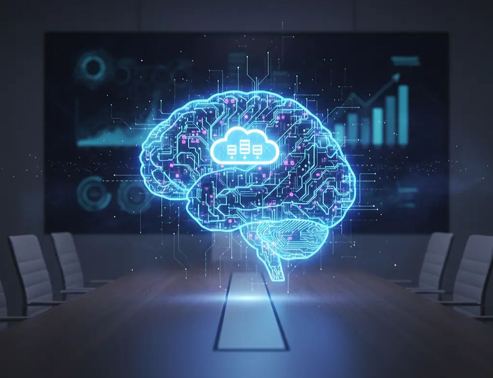 Symbolbild für IT-Infrastruktur und künstliche Intelligenz als strategischer Erfolgsfaktor für Unternehmen