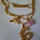 Thumbnail: Zodiac Vintage Gold Plated Charm Jewelry 