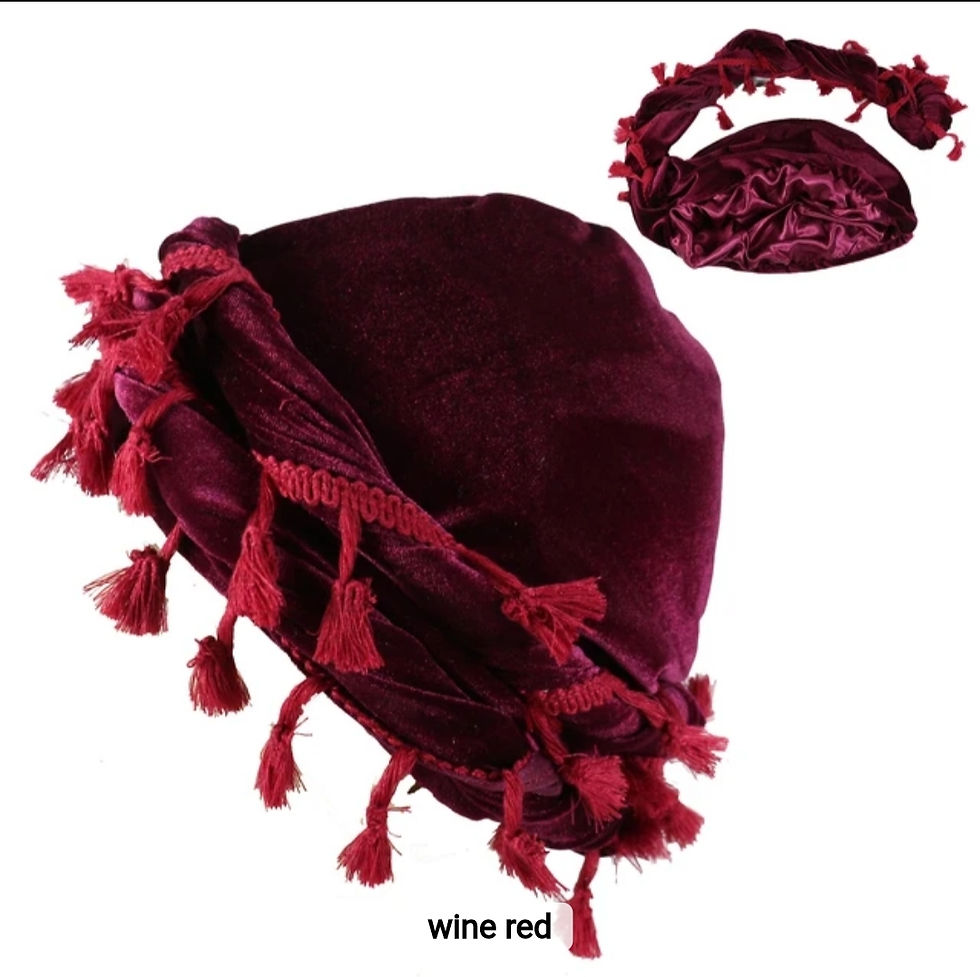 Thumbnail: Satin Turban Head Wrap