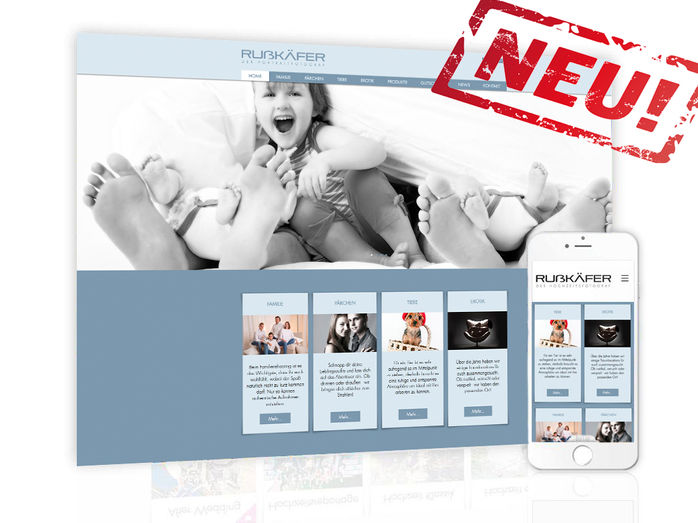 Unsere NEUE Hompage ist fertig 😀
der Klick lohnt sich SICHER.
www.portraitfotograf-russkaefer.at