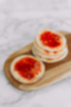 Thumbnail: Huisgemaakte Pizzarettebodems met tomatensaus (6 stuks) pello pizza webshop
