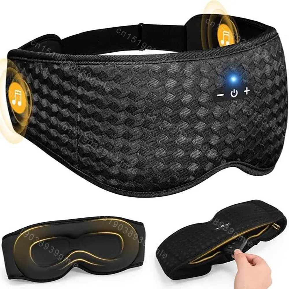 Bluetooth Music 3D Sleeping Eye Mask Wireless Headphones Breathable Light Blocki