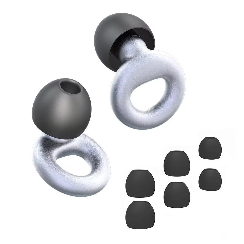 Miniatura: Silicone Earplugs for Swimming Sleep Noise Cancel Noise Reduction-Soundproof Red