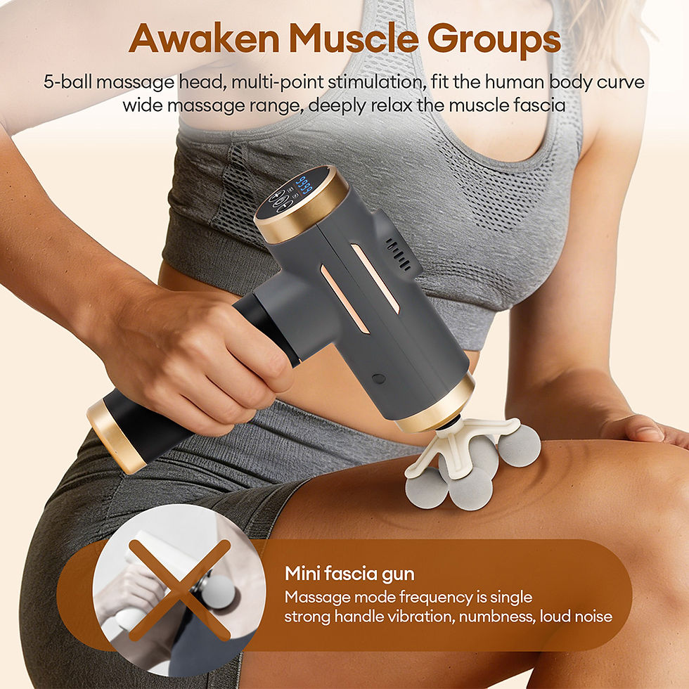 Thumbnail: 11-IN-1 Electric Massage Gun 99 Level Powerful Fascia Gun High-Frequency Vibrati