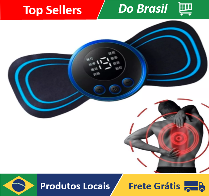 Mini Portable EMS Electric Neck Stimulation Massager for Cervical Muscle Pain Re
