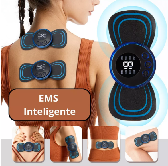 Thumbnail: Mini Portable EMS Electric Neck Stimulation Massager for Cervical Muscle Pain Re