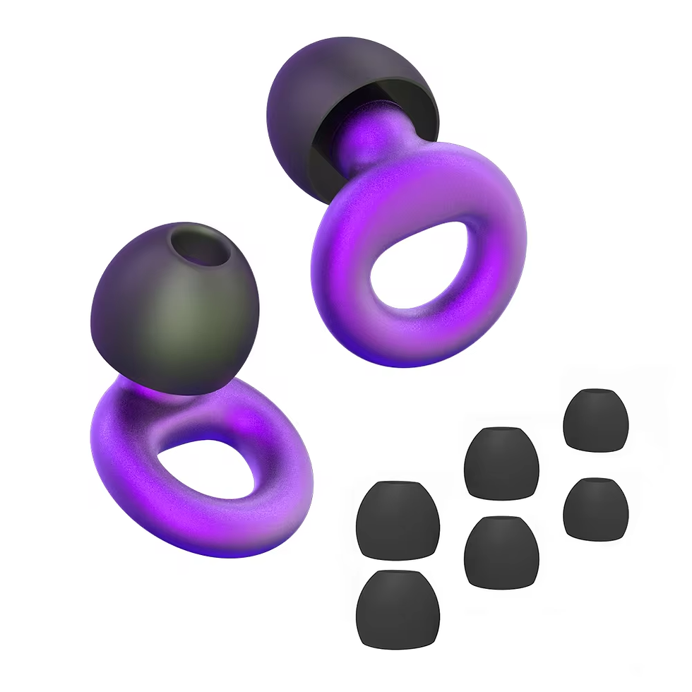 Miniatura: Silicone Earplugs for Swimming Sleep Noise Cancel Noise Reduction-Soundproof Red