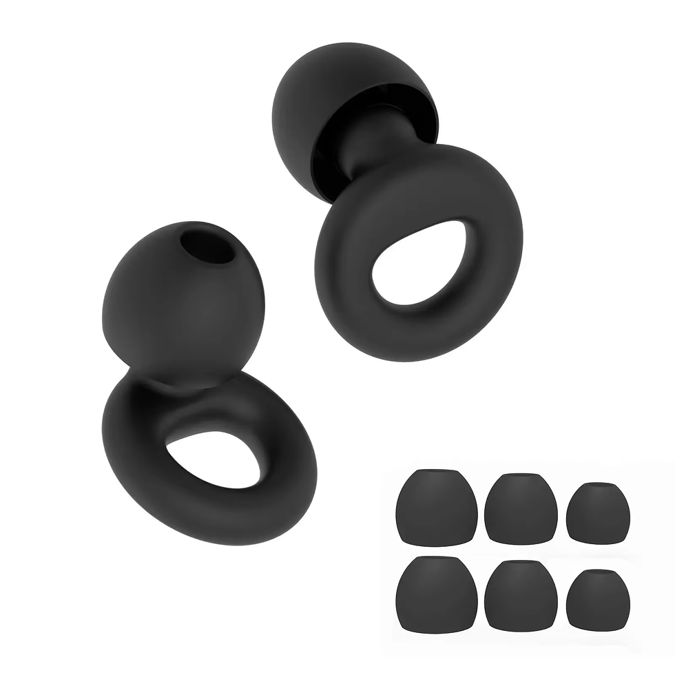 Thumbnail: Silicone Earplugs for Swimming Sleep Noise Cancel Noise Reduction-Soundproof Red