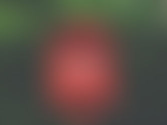 Red mailbox labeled "POST" stands against a green leafy background. The box is centered, creating a vibrant contrast.