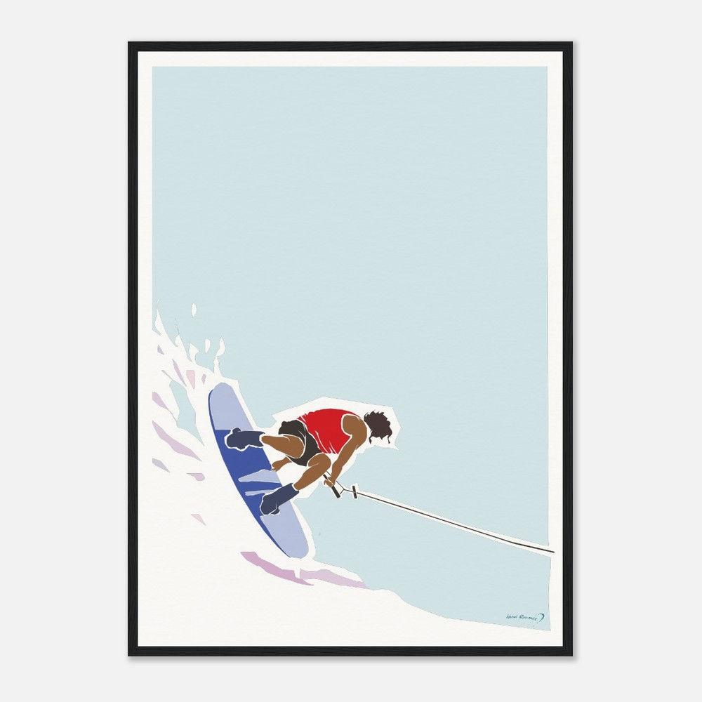 Wake | Affiche avec cadre