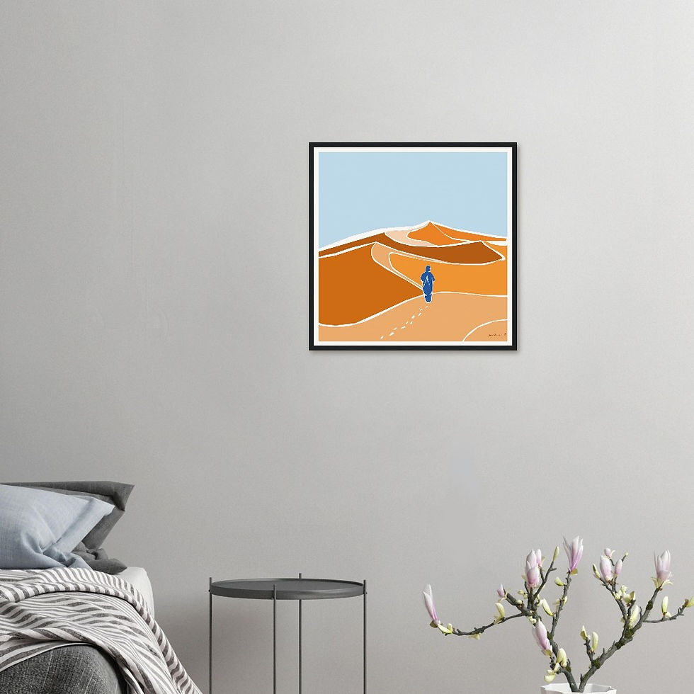 Miniature : Sahara  |  Affiche avec cadre