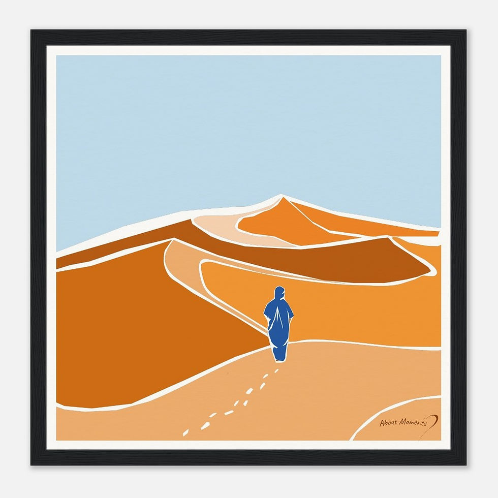 Miniature : Sahara  |  Affiche avec cadre