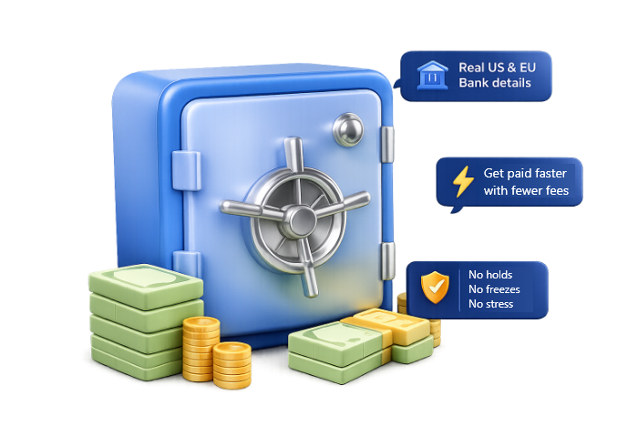 get EU or US bank account