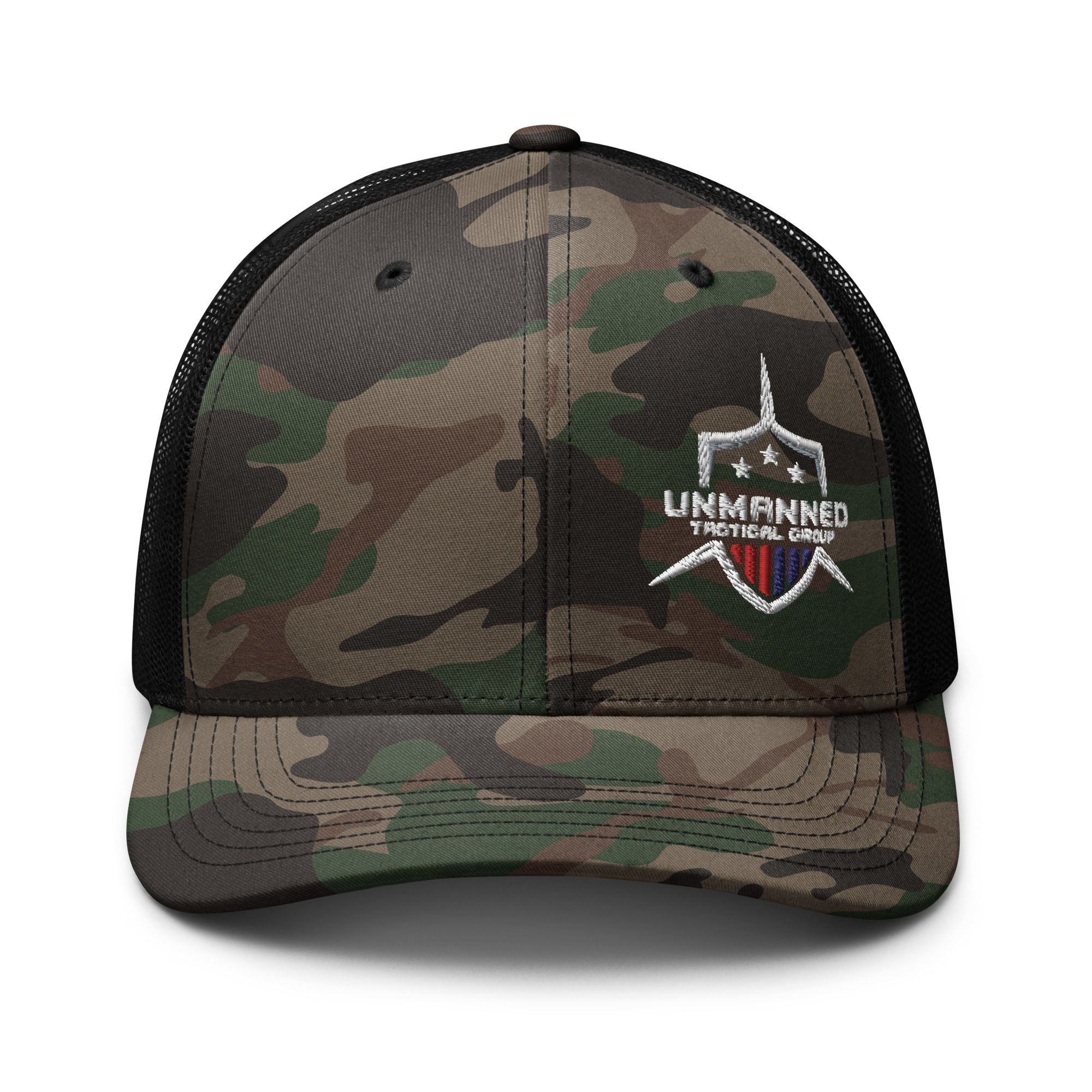 Camouflage trucker hat