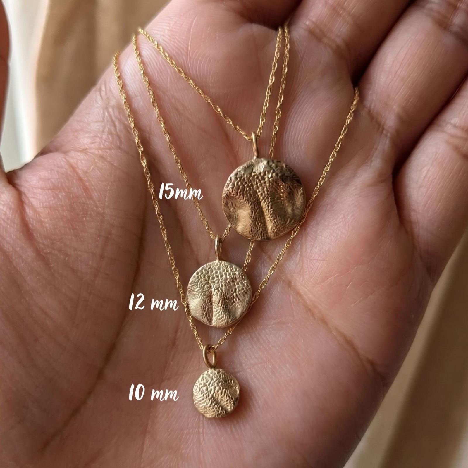 Personalized Pet Nose Print Necklace, Memorial Keepsake, Custom Gold/Silver Gift