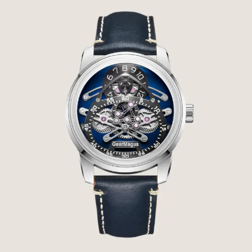 GEAR MAGUS MS03 Expansion Hands conjugue complication à aiguilles télescopiques, sophistication mécanique et éclat bleuté