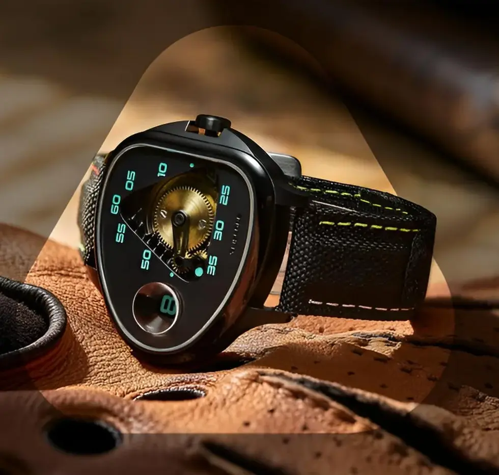 Angles the Triscope heure sautante en forme de triangle de Reuleaux