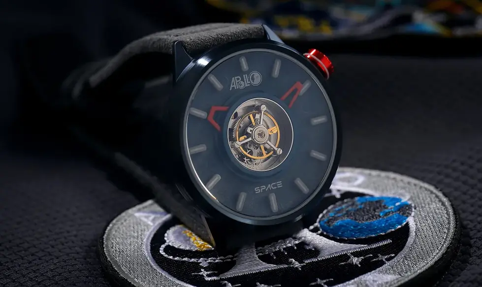 OVD Nasa Apollo Radar AVA01-03 montre a tourbillon centrale inspirée de la conquete spatiale