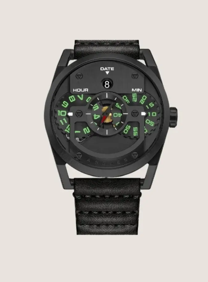 Montre Angles Disc One Design audacieux, lecture intuitive, complications rares : elle incarne l’innovation à prix maîtrisé.