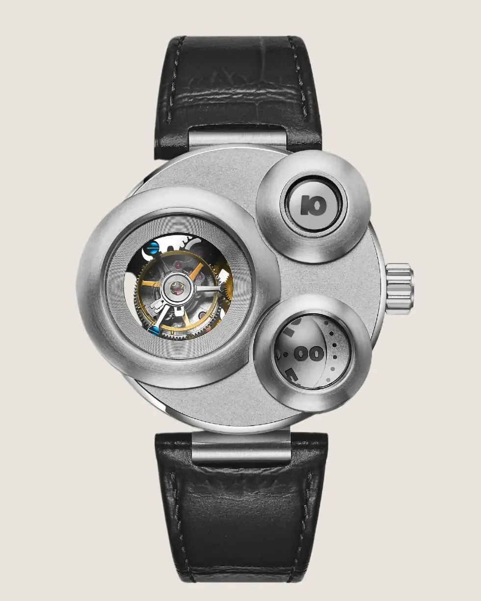 ANGLES BALANCOIRE Origine Tourbillon BO-01 réunit deux des complications les plus fascinantes de l'horlogerie