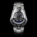 une montre automatique heure vagabonde qui réinvente le temps à travers une vision cosmique ATOWAK Spaceship Azure Silver