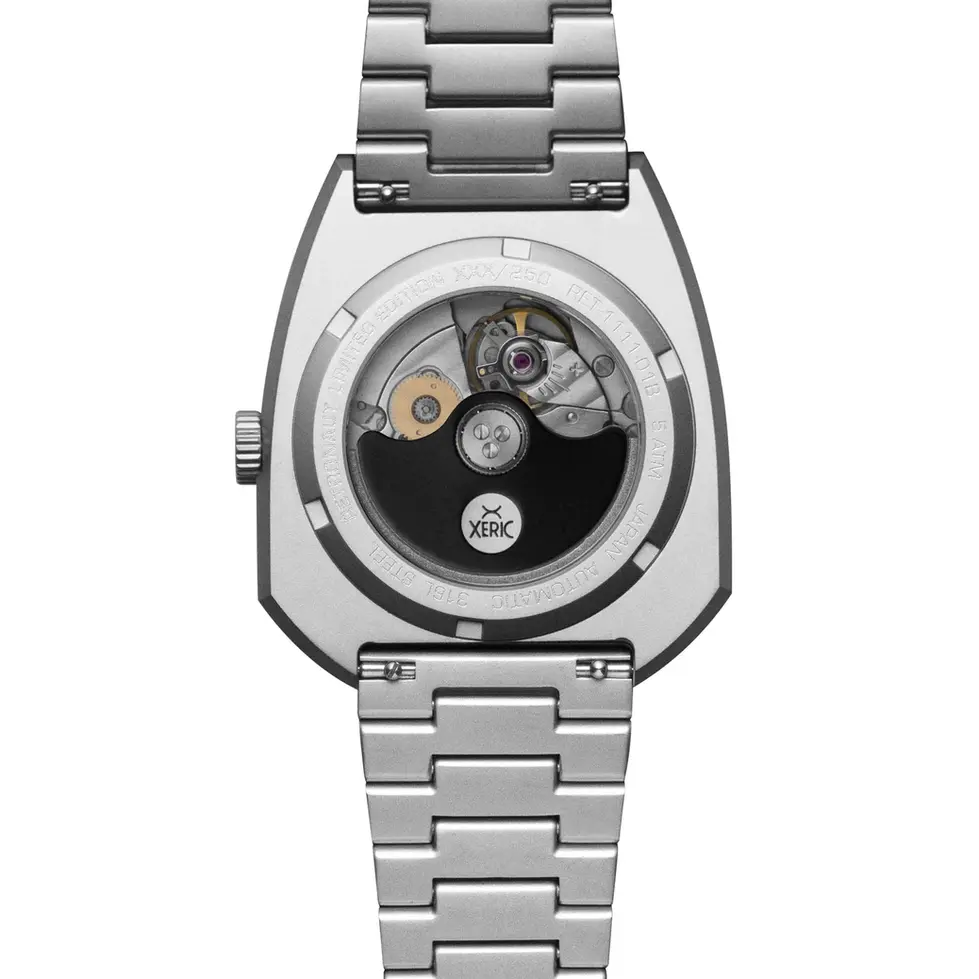 Xeric Retronaut Automatic, montre compacte à heure vagabonde à forte luminescence, design moderne