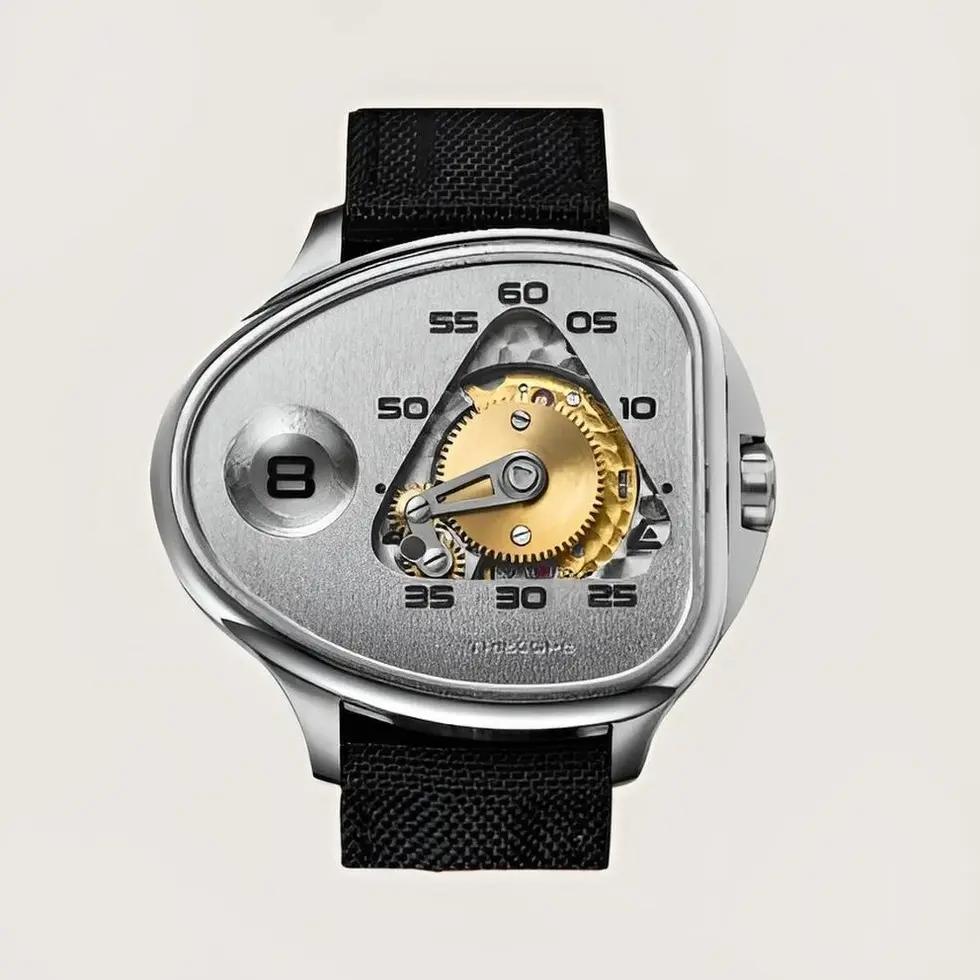 Angles the Triscope heure sautante en forme de triangle de Reuleaux