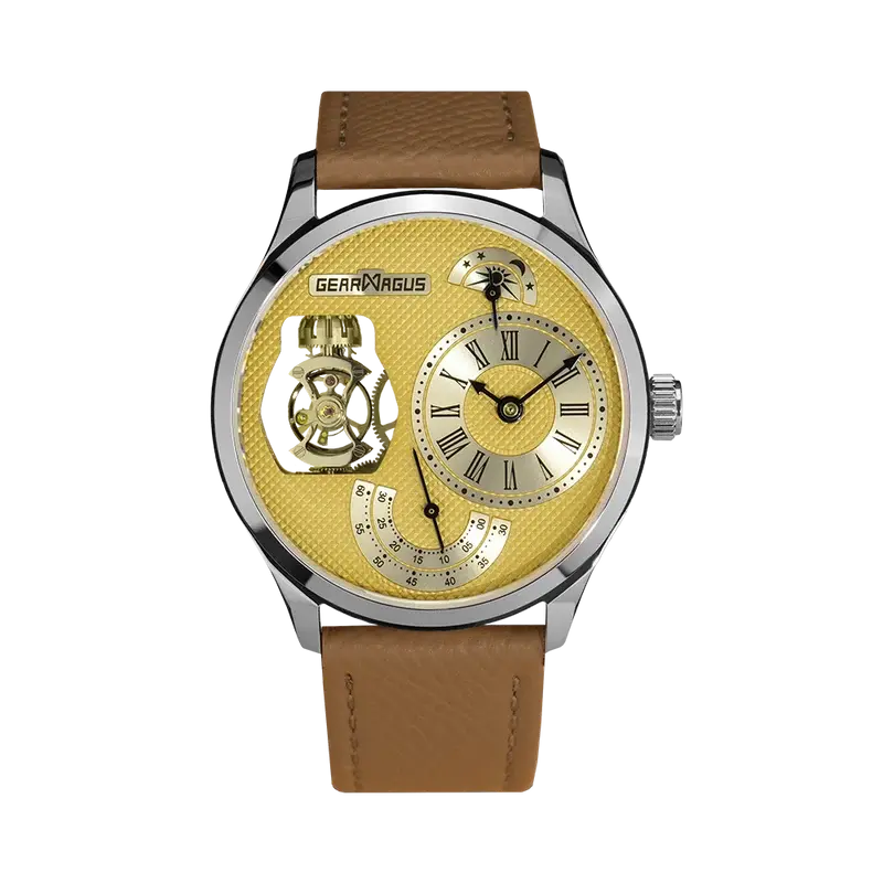 GearMagus MS10 une montre qui met en scène un spectaculaire tourbillon vertical effectuant une rotation toutes les 30 seconde