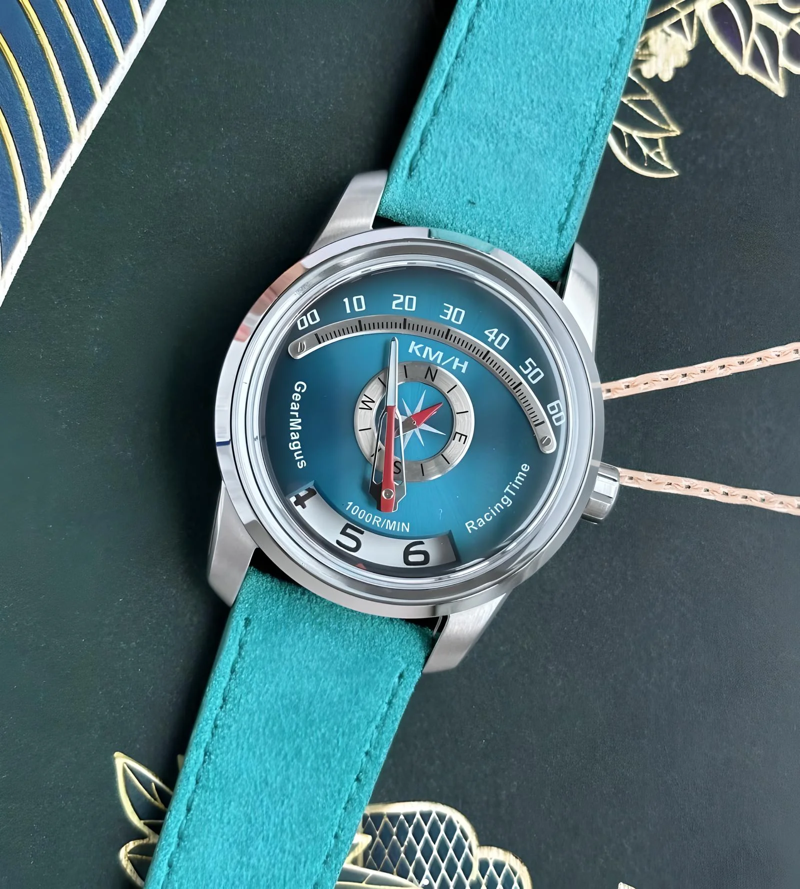 Gear Magus MS07 Racing Time watch with an unusual display, independent watchmaker