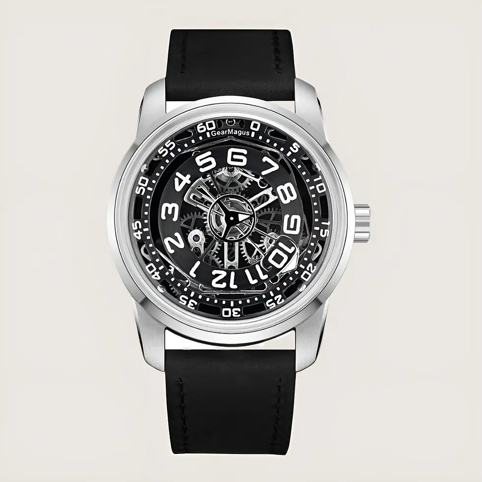 GearMagus MS02 complication heure sautante revisitée, aussi ludique que hypnotique.