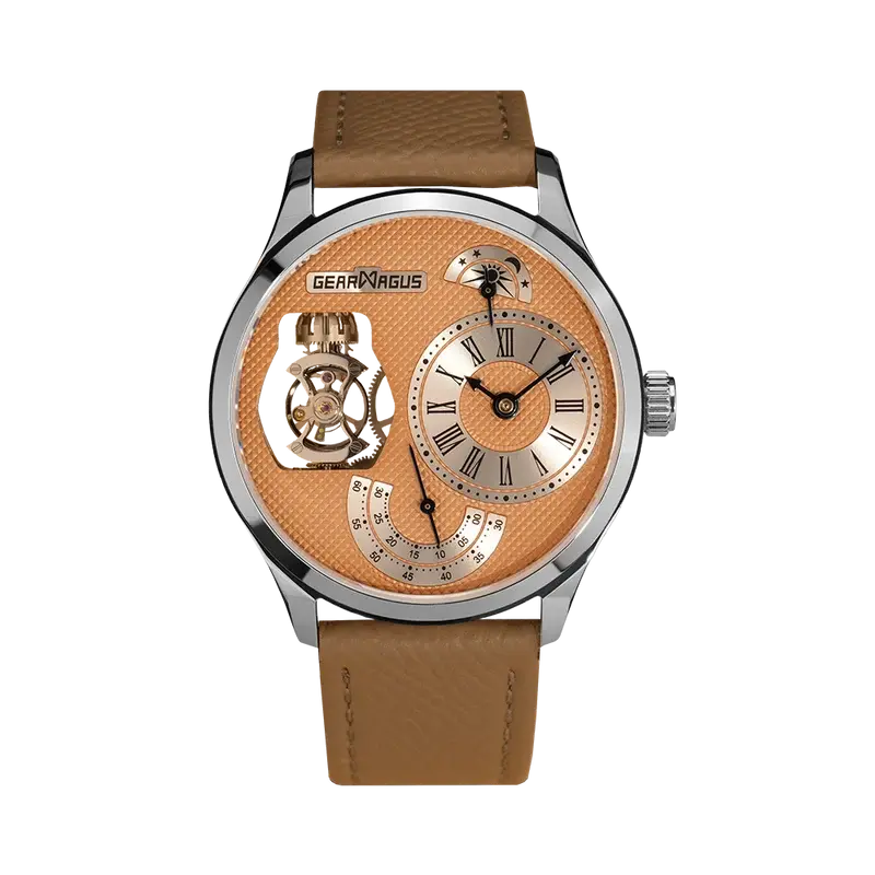 GearMagus MS10 une montre qui met en scène un spectaculaire tourbillon vertical effectuant une rotation toutes les 30 seconde