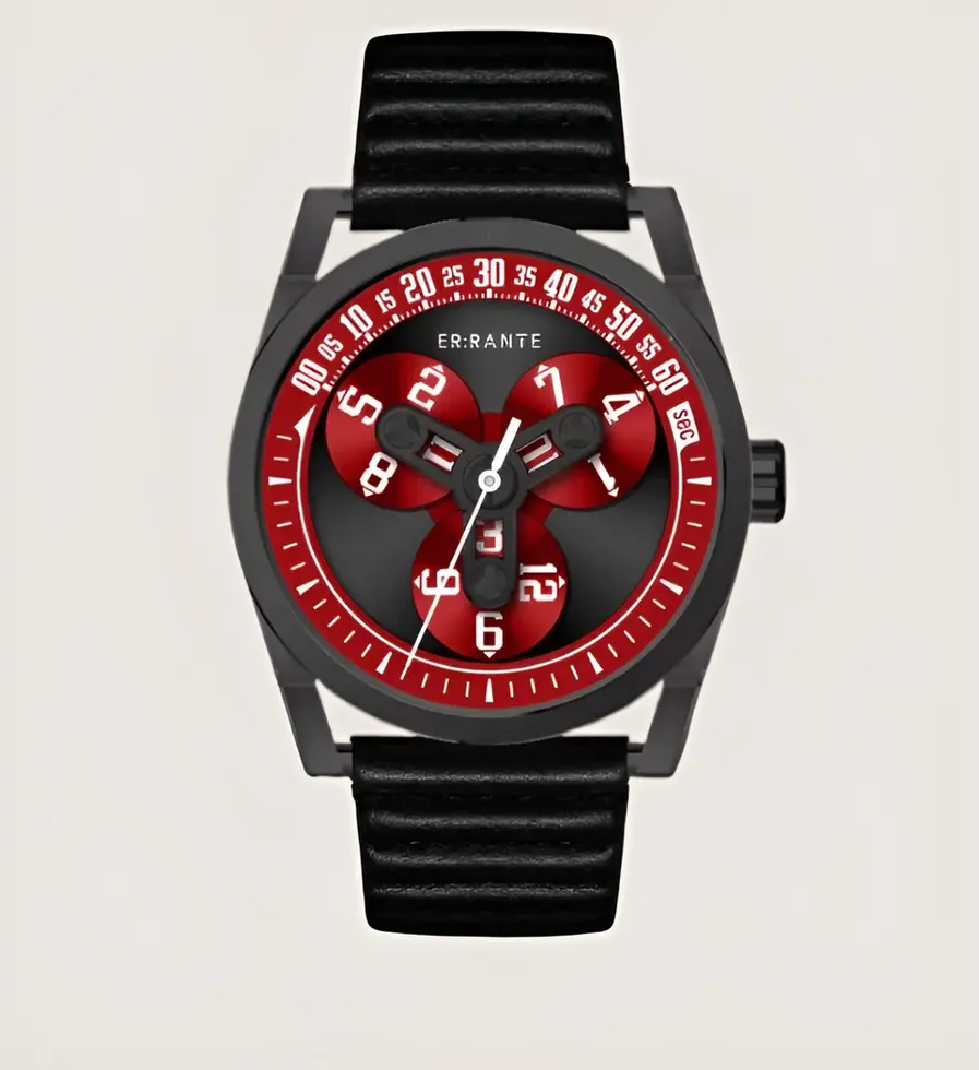 ER:RANTE Dynamo I Automatic wandering time watch on disc